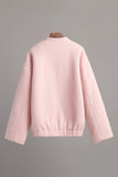 Textured Open-Front Jacket