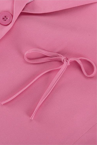 Bow-Detail Tailored Blazer