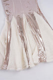 Sleek Spaghetti Strap Evening Gown