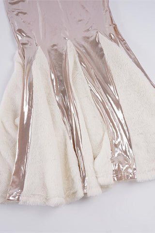 Sleek Spaghetti Strap Evening Gown