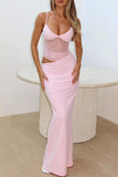 Sleek Cutout Evening Dress