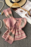 Striped Bow Tie Tank Top