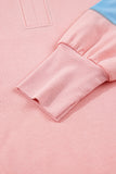Stylish Color-Block Sweatshirt