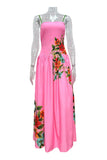 Floral Accent Maxi Dress