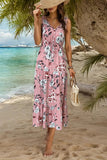 Floral Tiered Casual Dress