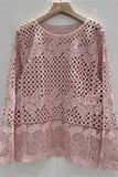 Lace Design Crochet Blouse