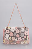 Heart Pattern Chain Shoulder Bag