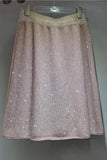 Elegant Sequin Midi Skirt