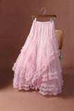 Layered Skirt with Ruffle Details