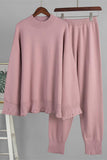 Relaxed Fit Sweater and Pants Set