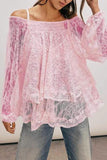 Off-Shoulder Lace Blouse