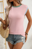 Sleeveless Knit Sweater Top