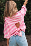 Striped Drop Shoulder Tee
