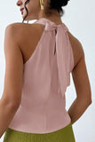 Draped Cowl Neck Tank Top