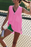 Active V-Neck Loose Fit  Tank Top