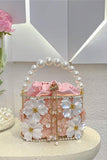 Elegant Floral Beaded Handbag