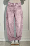 Splatter Wash Relaxed Jeans