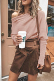 Off-Shoulder Long-Sleeve Tee