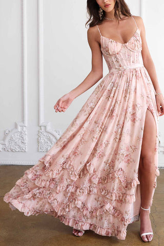 Maxi Sundress with Ruffle Details