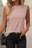 Sleeveless Asymmetric T-Shirt