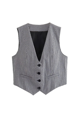 Classic Buttoned Waistcoat Vest