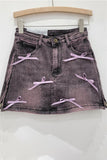 Bow-Accent Mini Skirt