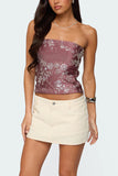 Embellished Strapless Camisole