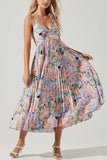 Strappy Floral Midi Dress