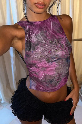 Floral Print Tank Top