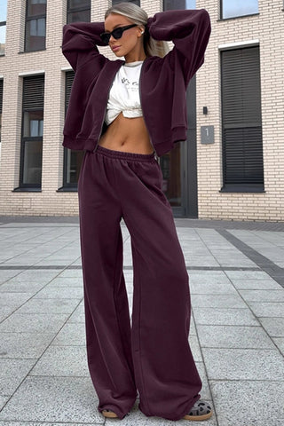 Stylish Wide-Leg Pants Set