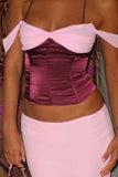 Elegant Evening Skirt Set