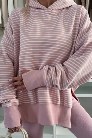 Striped Oversized Hoodie