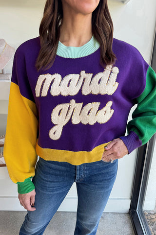 Festive Lettered Sweater