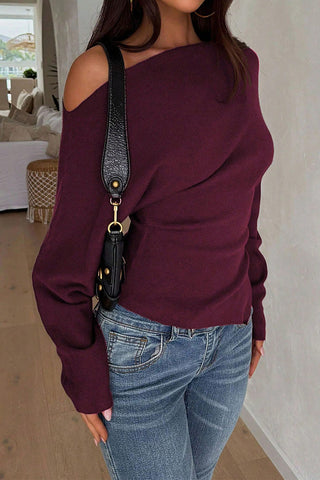 Asymmetric Hem Sweater