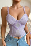 Lace-Trimmed Camisole Top