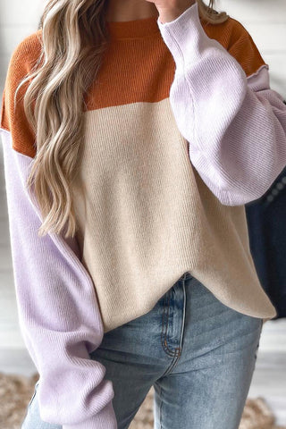 Stylish Colorblock Sweater