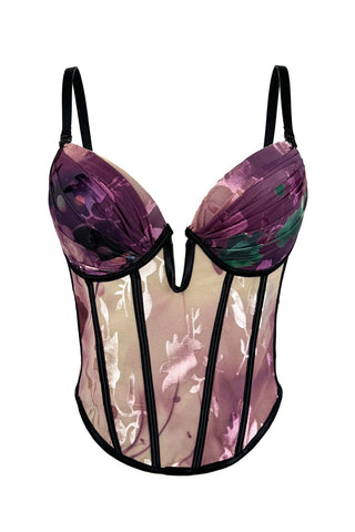 Floral Bustier Top