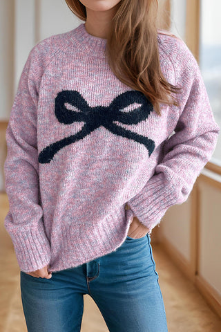 Bow-Pattern Sweater