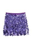 Sequin Embellished Mini Skirt