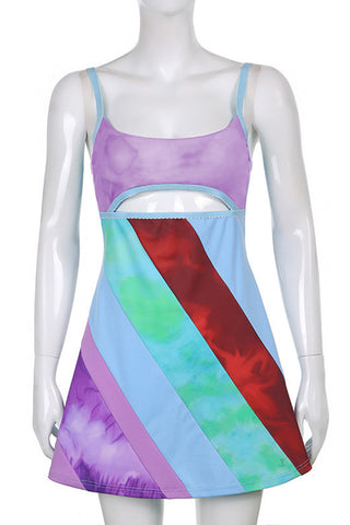 Strappy A-Line Casual Dress