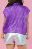 Sleeveless Knit Sweater
