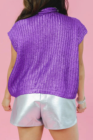 Sleeveless Knit Sweater