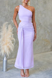 Asymmetric Cut-Out Maxi Dress