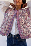 Floral Quilted Vest