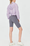 Hooded Drawstring Jacket
