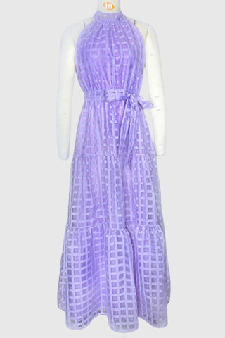 Halter Neck Casual Maxi Dress