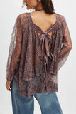 Off-Shoulder Lace Blouse