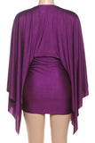 Draped Front Casual Dress