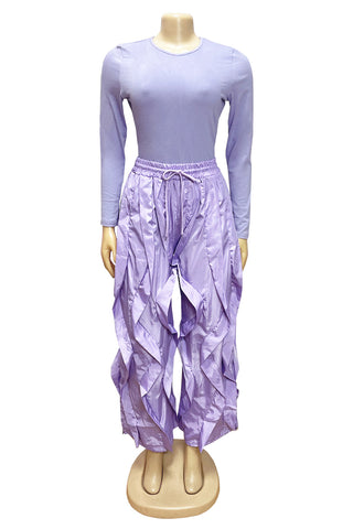 Stylish Wide-Leg Pants Set