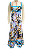 Scalloped-Trim Casual Maxi Dress